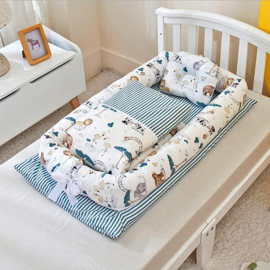 Crib Anti-pressure Newborn Foldable Portable Travel Bed for babies and infants.