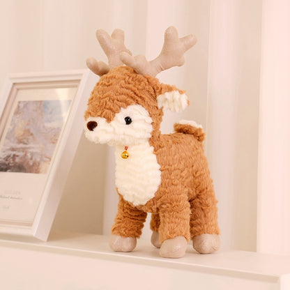 Elk and Christmas Tree Plush