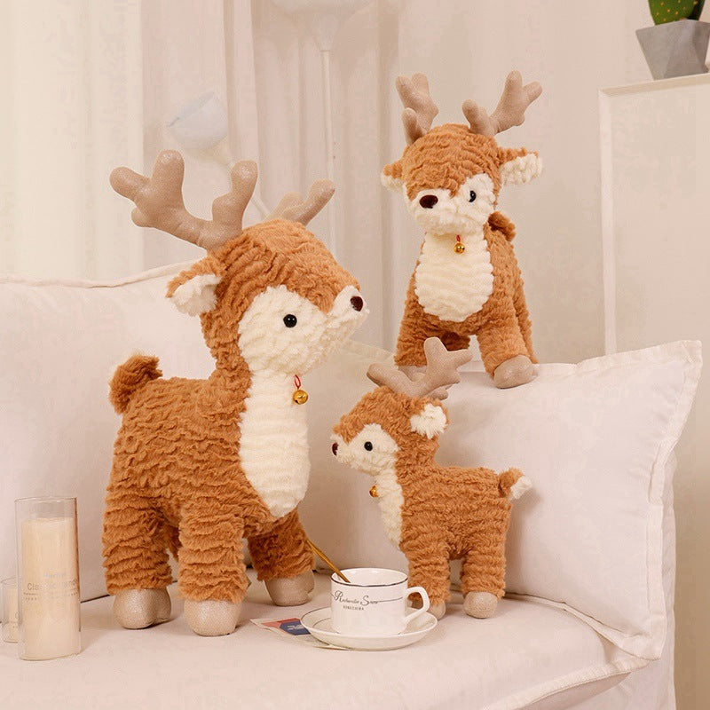 Elk and Christmas Tree Plush