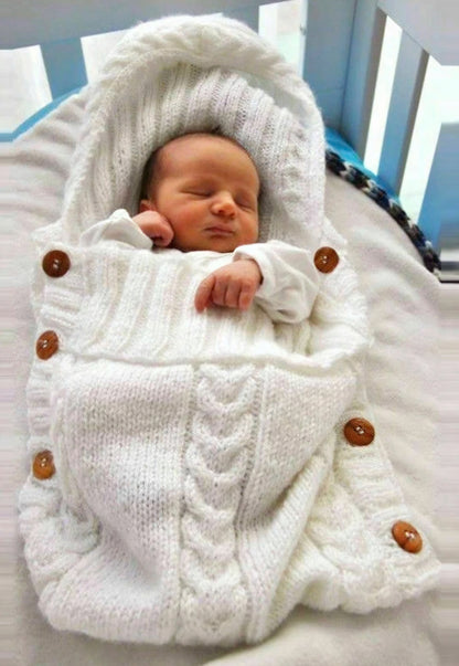 Autumn Winter Baby Knitted Wool Sleeping Bag