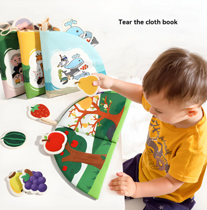 Babies' Cloth Hand Interactive Books