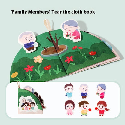 Babies' Cloth Hand Interactive Books